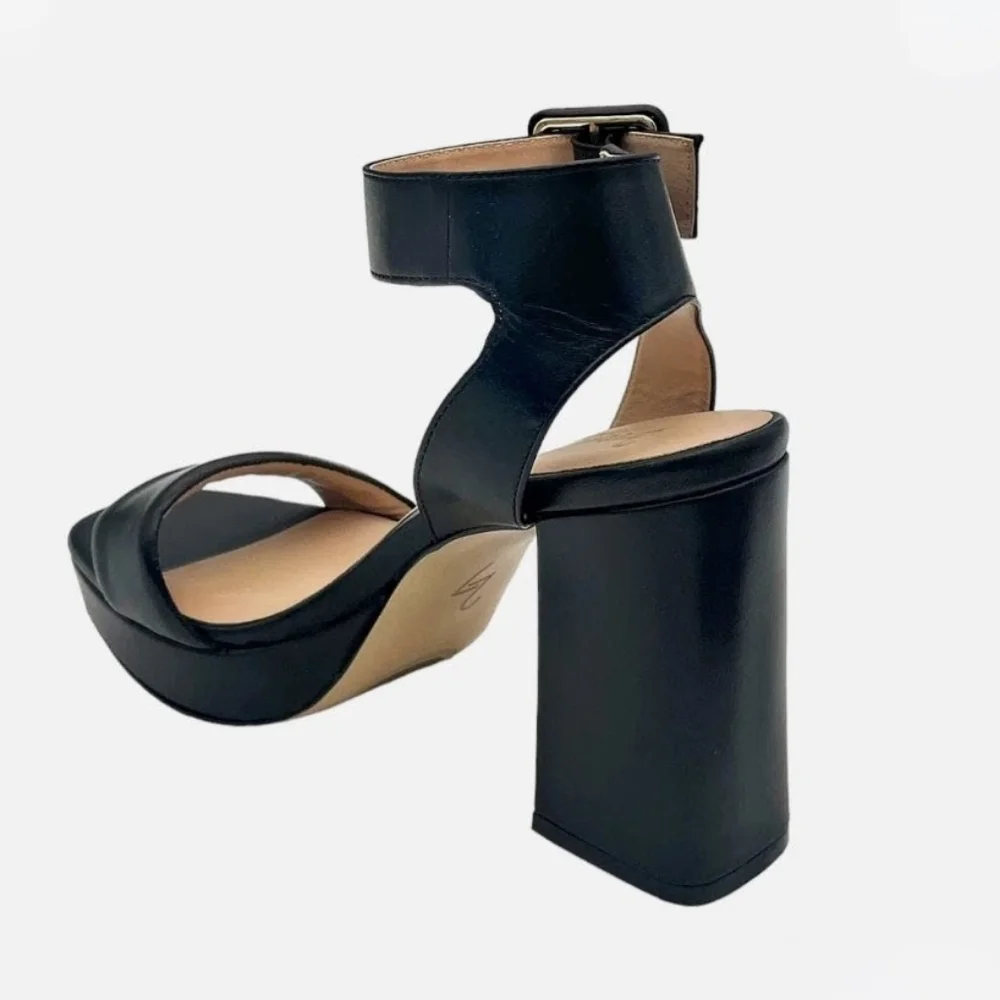 Naturalizer 27 Edit Jaselle Black Leather Heels